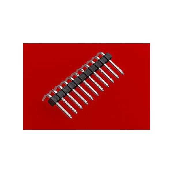 Molex Board Connector, 3 Contact(S), 1 Row(S), Male, Right Angle, 0.1 Inch Pitch, Solder Terminal, 22288033 - main